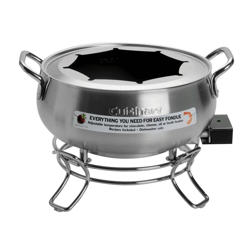 CUISINART - Fondue Eléctrico Cuisinart Plateado