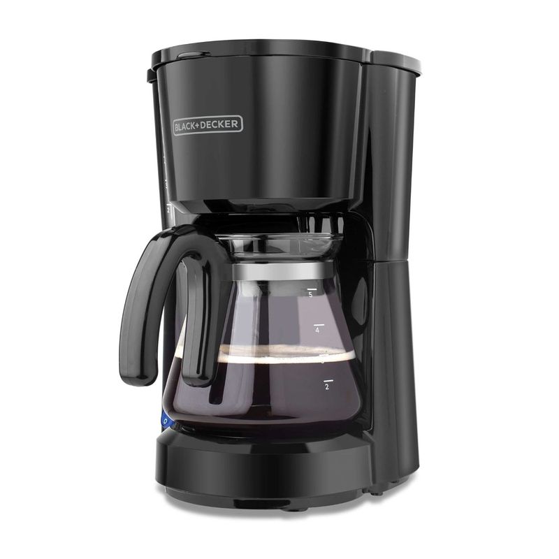 BLACK+DECKER - Cafetera con Filtro BLACK+DECKER 5 Tazas CM0701B 