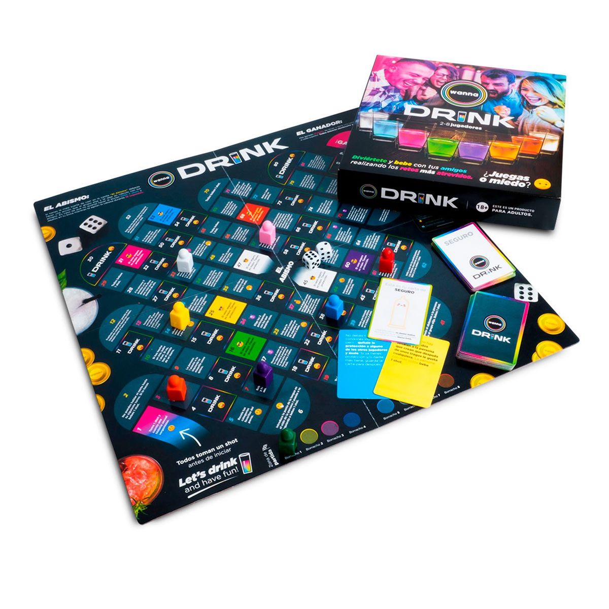 WANNA - Wanna Drink Juego de Mesa