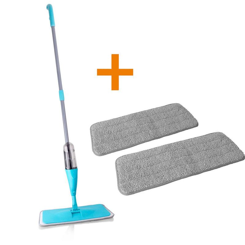 ENERGY PLUS - Trapero Fibra + Limpiador Ventanas + 2 Mopa