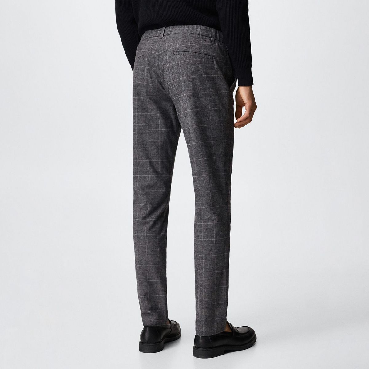 MANGO - Pantalón de vestir para Hombre Slim Algodón MANGO