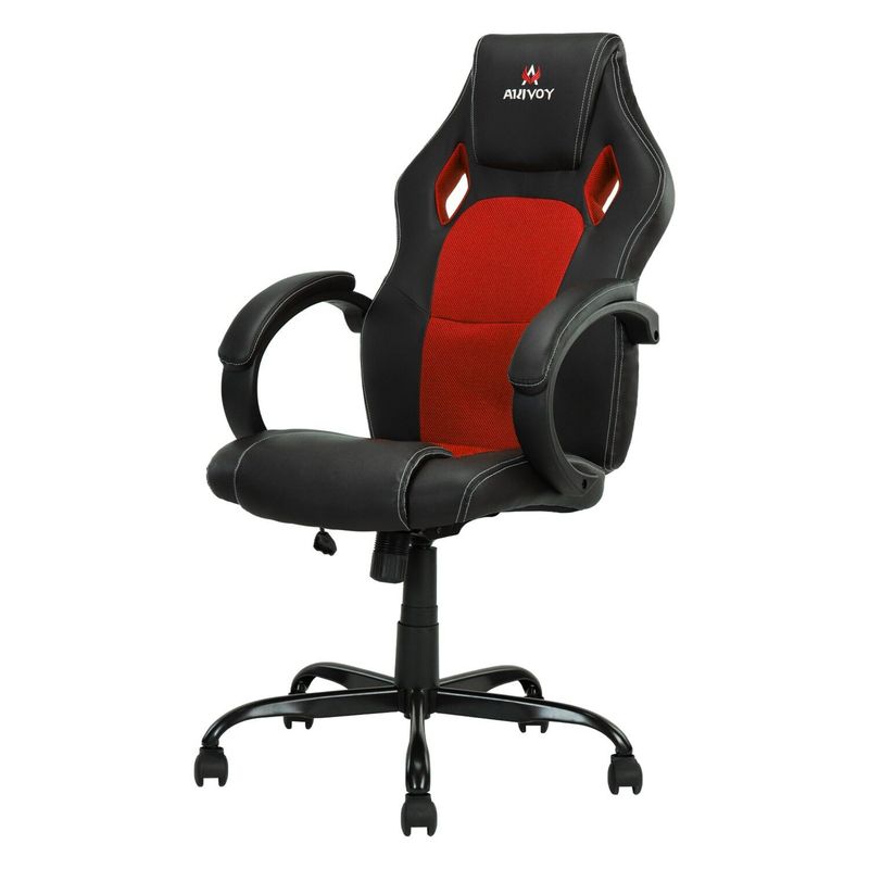 AKIVOY - Silla Gamer Doom Para Oficina En Cuero Acolchada