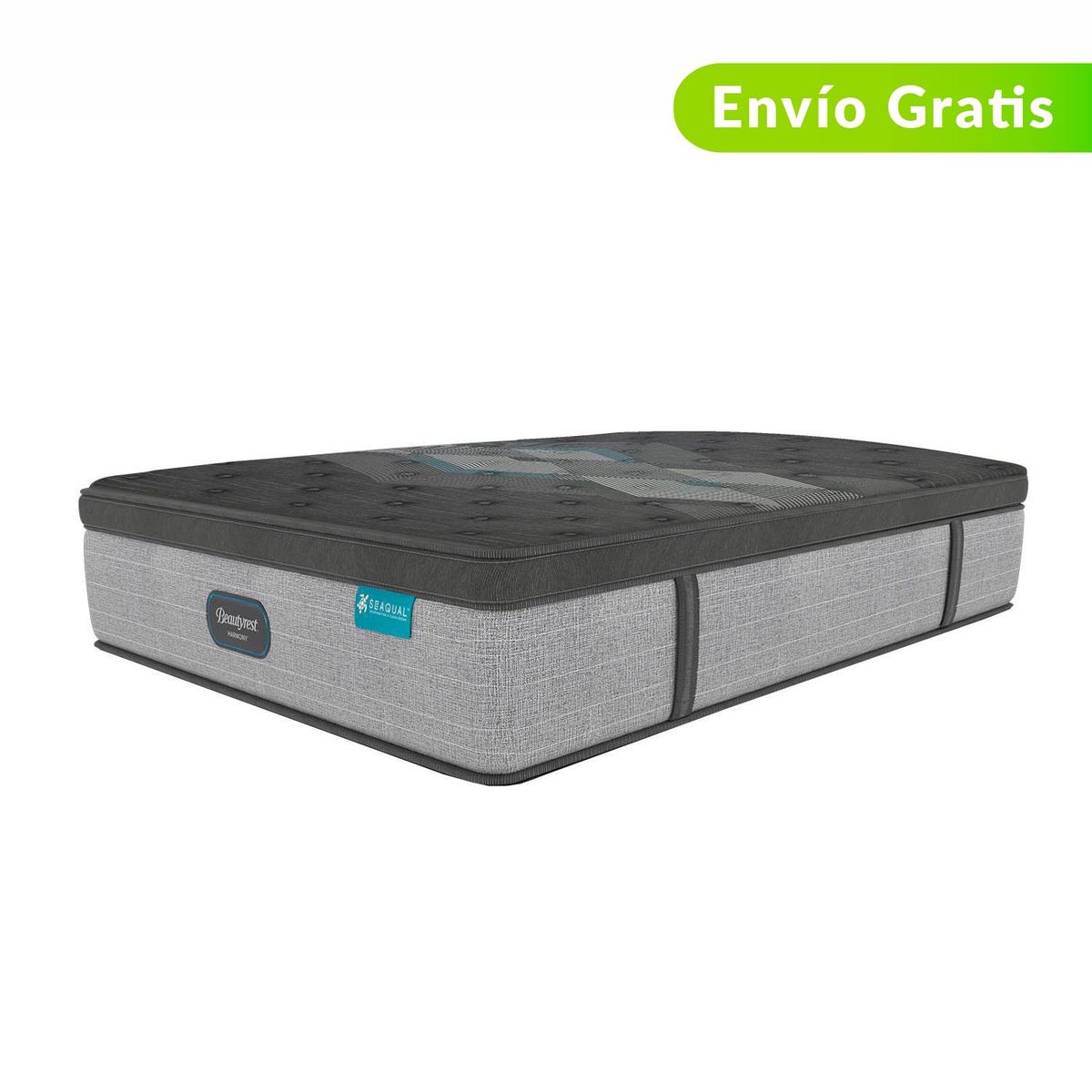 BEAUTYREST SIMMONS - Colchón Semidoble Firmeza Suave Ortopédico Resortado con Pillow Diamond Pt 120 x 190 cm Beautyrest