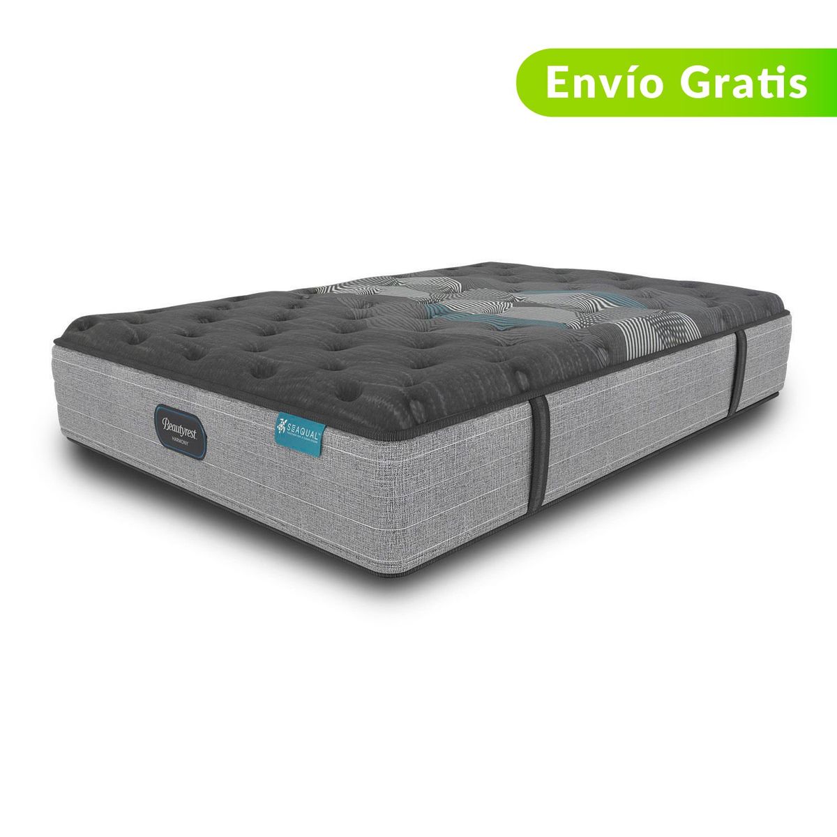 BEAUTYREST SIMMONS - Colchón Sencillo Firmeza Media Ortopédico Resortado Diamond Classic 100 x 190 cm + Almohada Beautyrest