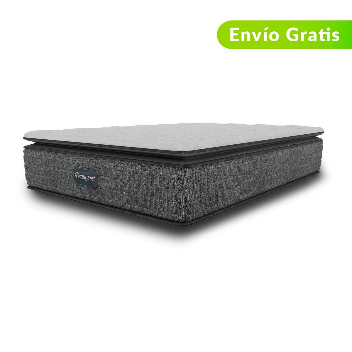 BEAUTYREST SIMMONS - Colchón Semidoble Firmeza Suave Ortopédico Resortado con Pillow Select Pt 120 x 190 cm + Almohada Beautyrest