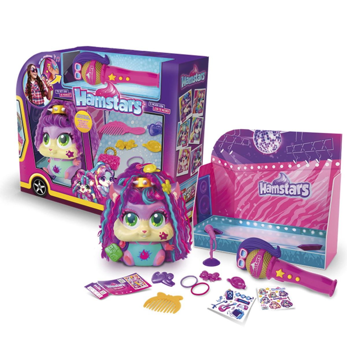  - Hamstars Popstar World Tour Bus + Micro