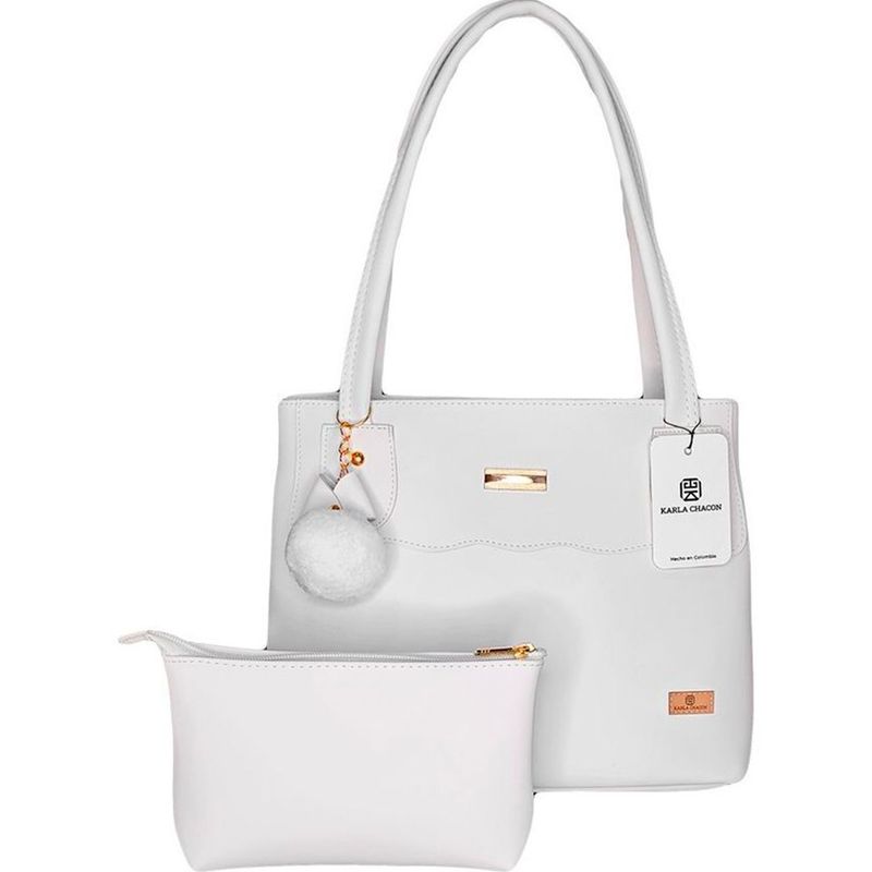 KARLA CHACON - Bolso Mujer Gema Blanco