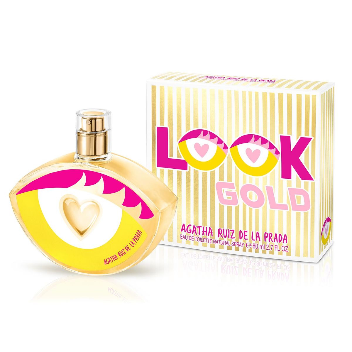 AGATHA RUIZ DE LA PRADA - Perfume Mujer Agatha Ruiz la Prada Look Gold 80 ml Eau de toilette 