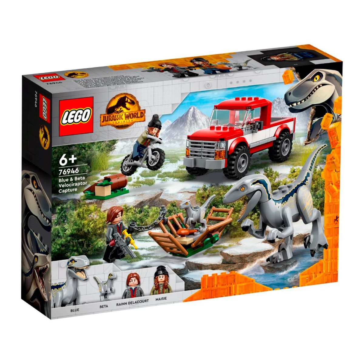 LEGO - Set de Lego VELOCIRRAPTORES BLUE Y BETA por 181 Piezas para mayores 6 años