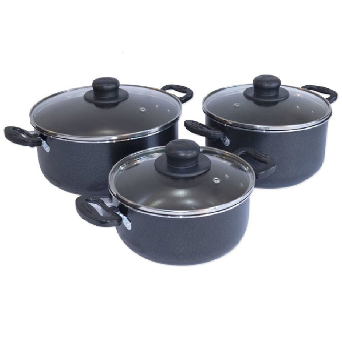 UNIVERSAL - Batería De Cocina Universal Antiadherente 6 Piezas