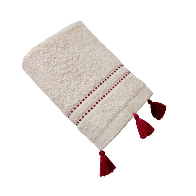 FATELARES - Toalla de mano 400 g POMPON 40 x 70 cm
