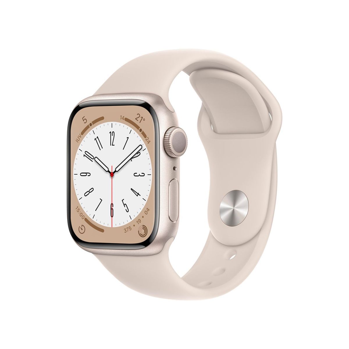 APPLE - Apple Watch Series 8 (GPS) - Caja de Aluminio 41 mm - Correa Talla Única