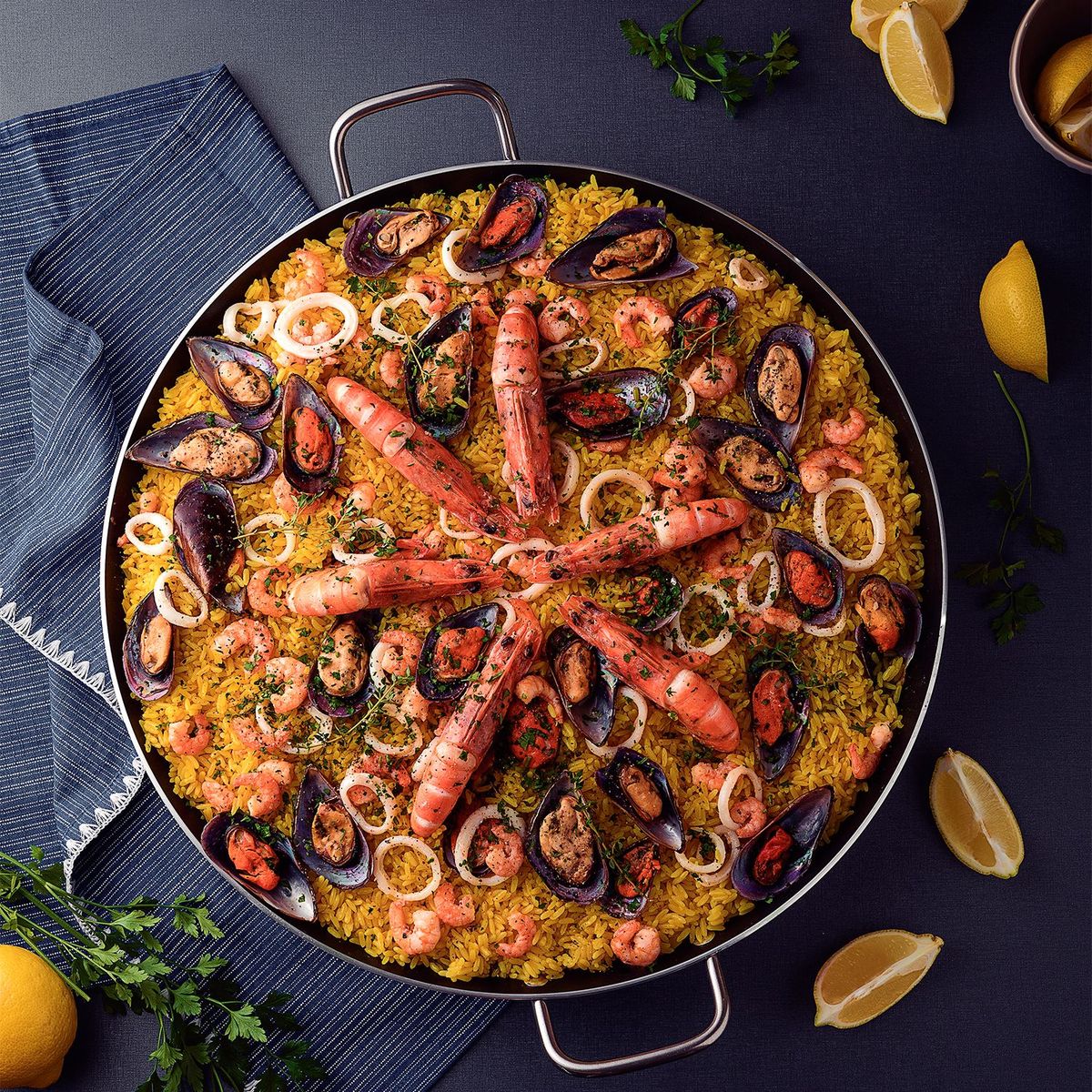 TRAMONTINA - Paellera Tramontina Antiadherente Aluminio 60 cm