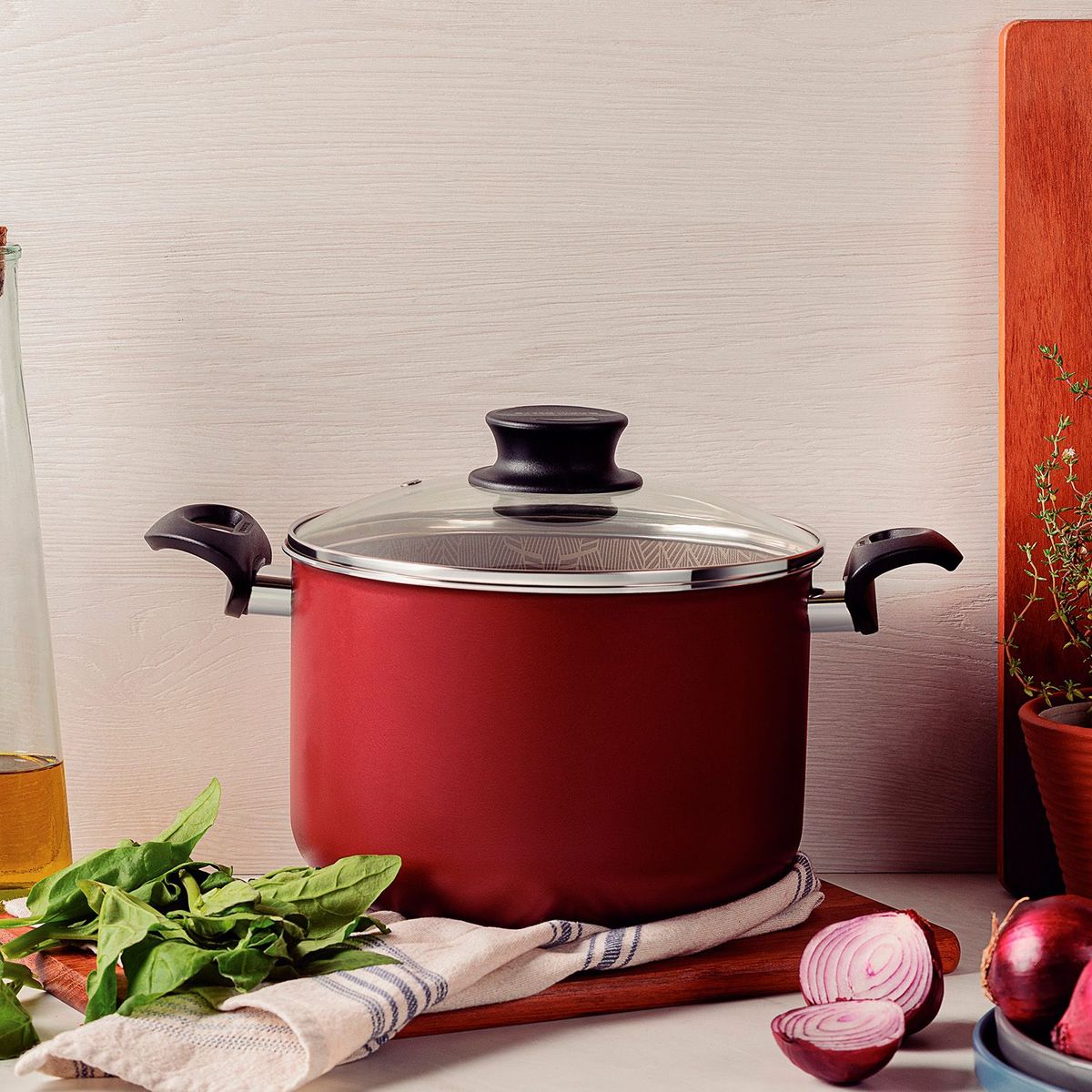 TRAMONTINA - Olla antiadherente Tramontina Aluminio 7.1 lt