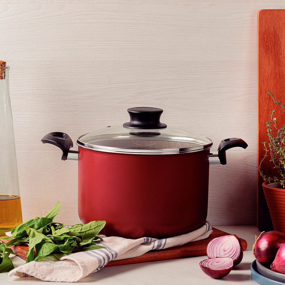 TRAMONTINA - Olla antiadherente Tramontina Aluminio 11.8 lt