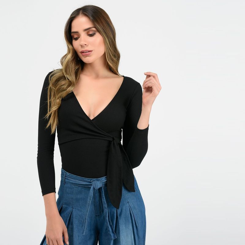 MOSSIMO - Body Mujer Manga Larga Mossimo