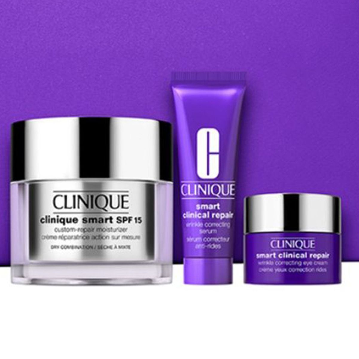 CLINIQUE - Set Cuidado Facial A+ De Agers Clinique incluye : 3 Productos + Cosmetiquera Gratis
