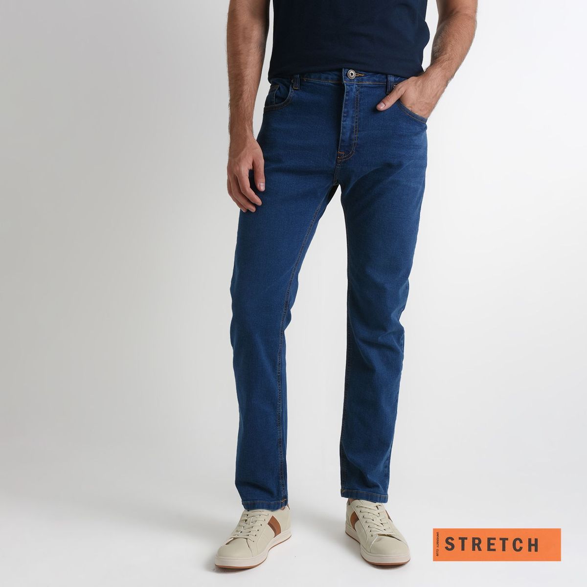 UNIVERSITY CLUB - Jean 5 Bolsillos Hombre Slim de Algodón University Club