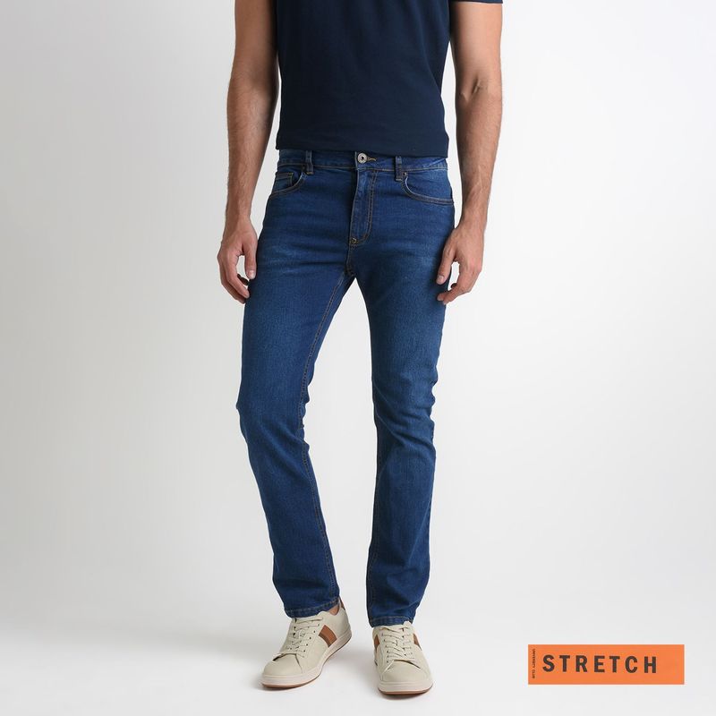 UNIVERSITY CLUB - Jean 5 Bolsillos Hombre Slim de Algodón University Club