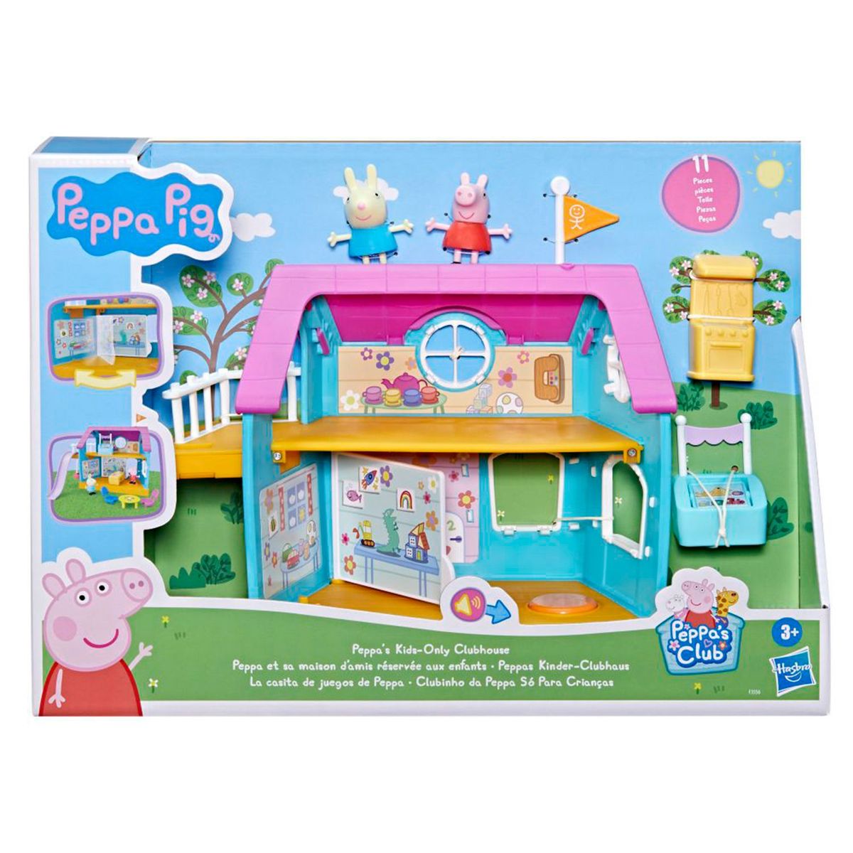 PEPPA PIG - Set Peppa Pig Juego Preescolar Casita Juegos