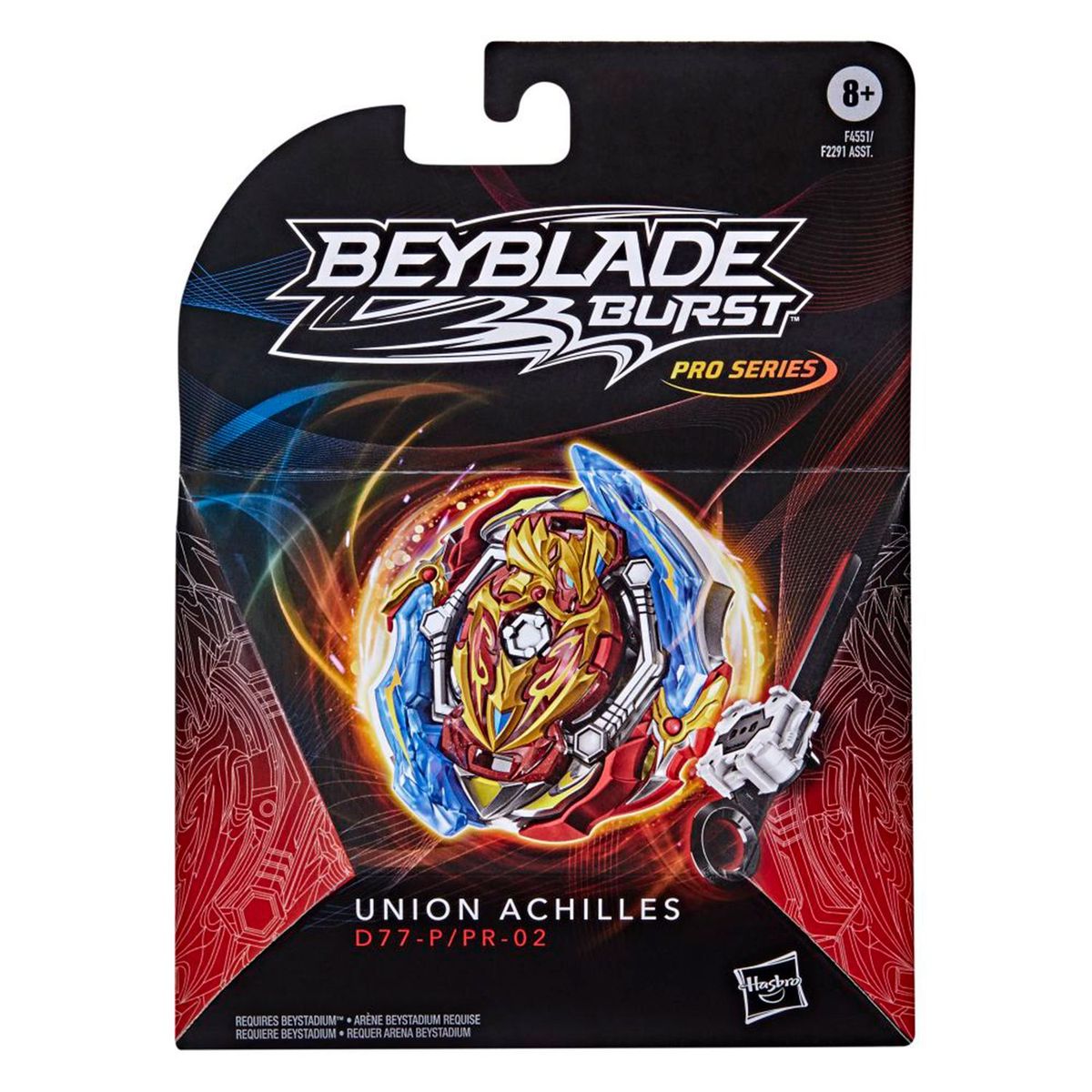 BEYBLADE - Trompo Beyblade Pro Series Unión Achilles 