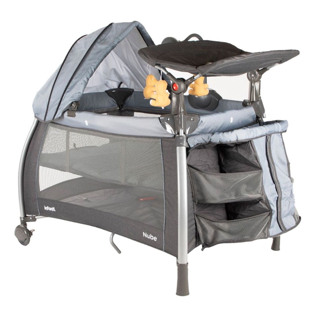 INFANTI - Corral Cuna Nube Kdd992 Gris
