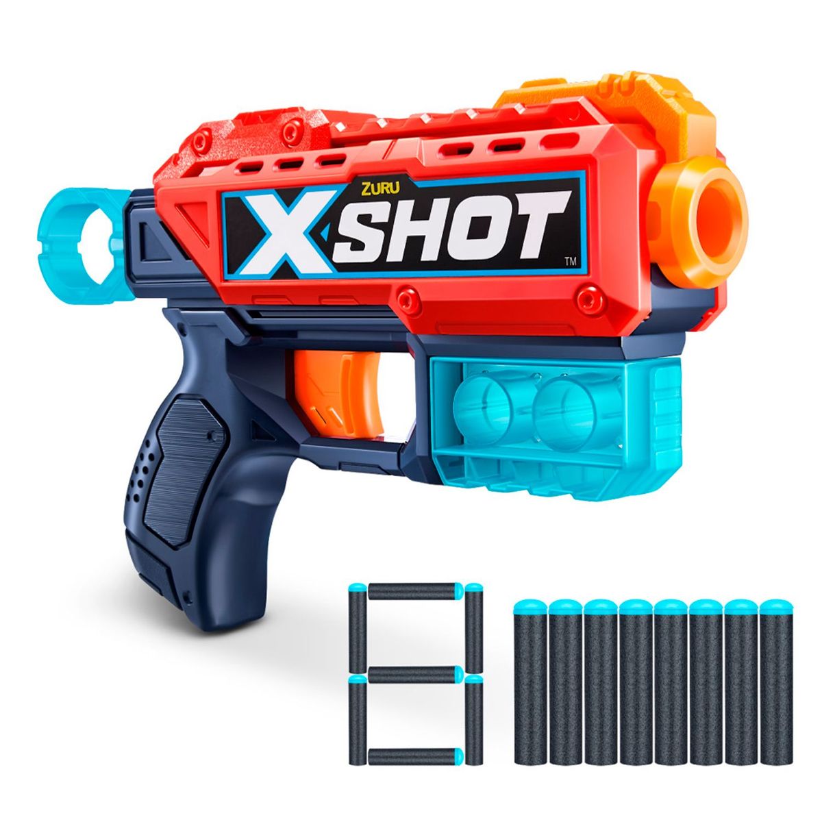  - Lanzador Dardos Kickback 8 Dardos Xshot