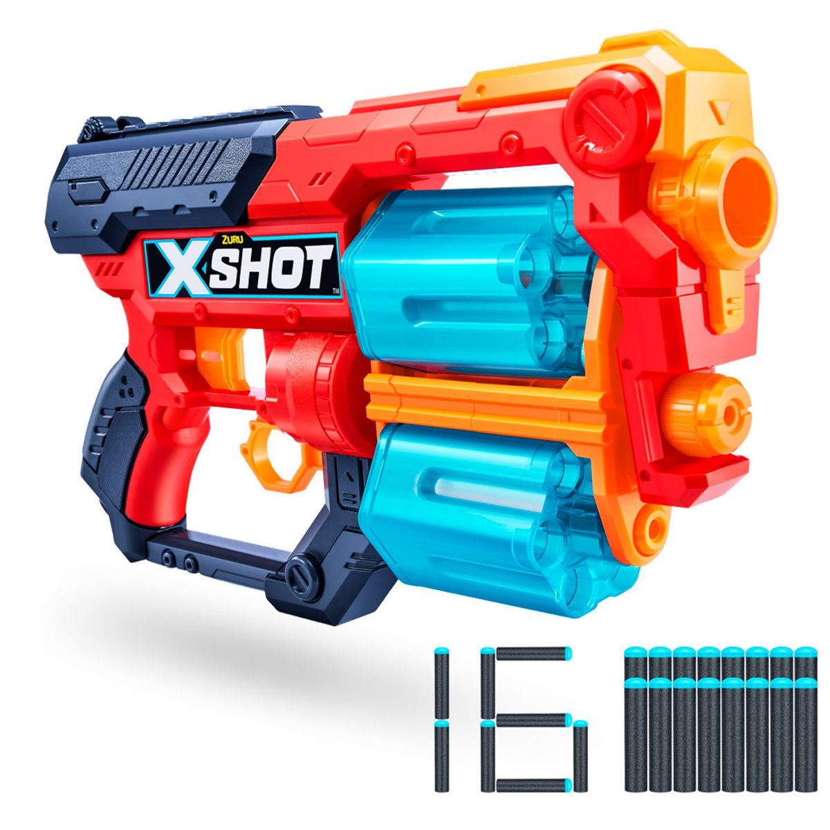  - Lanzador Dardos Xcess 16 Dardos - X Shot