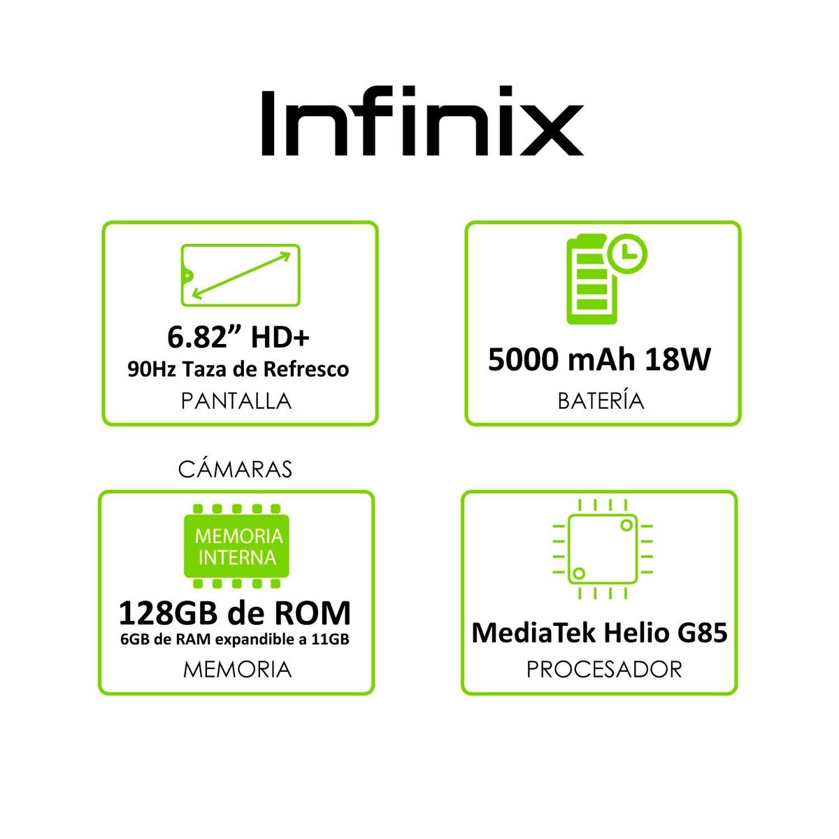 INFINIX - Celular Infinix Hot 12 128GB