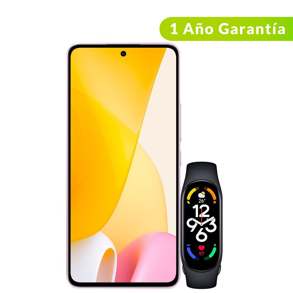 XIAOMI - Celular Xiaomi 12 Lite 128GB 6GB RAM + Band 7