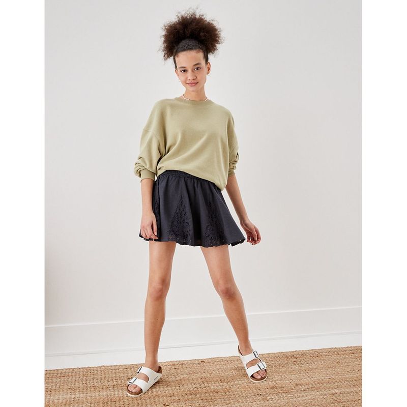AMERICAN EAGLE - Falda Mini para Mujer de Algodón American Eagle