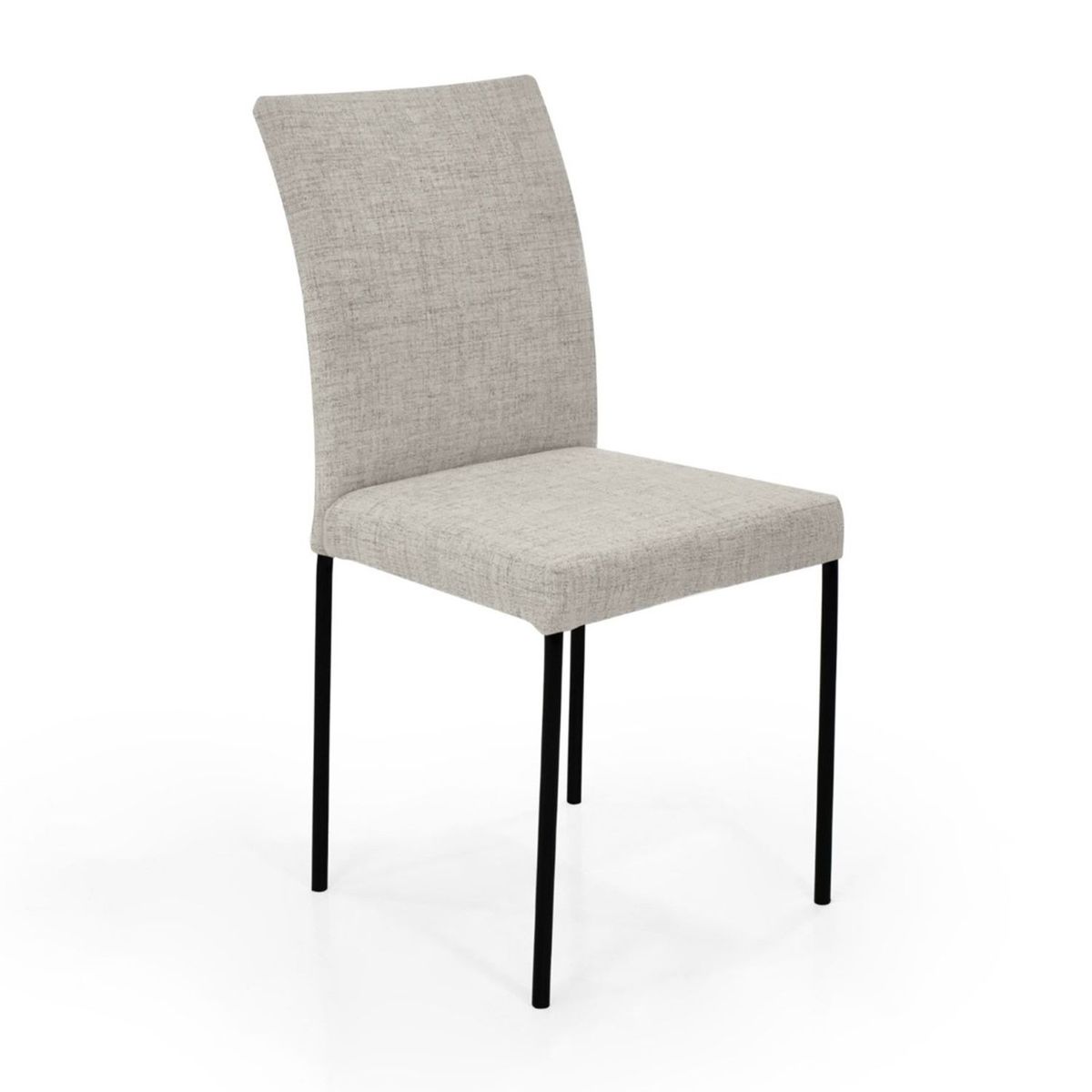 MICA - Silla de Comedor Moderna en Tela Café (Incluye 1 Silla) Mica