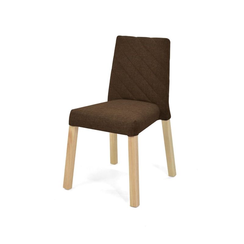 MICA - Silla de Comedor Moderna en Poliéster Beige (Incluye 1 Silla) Mica