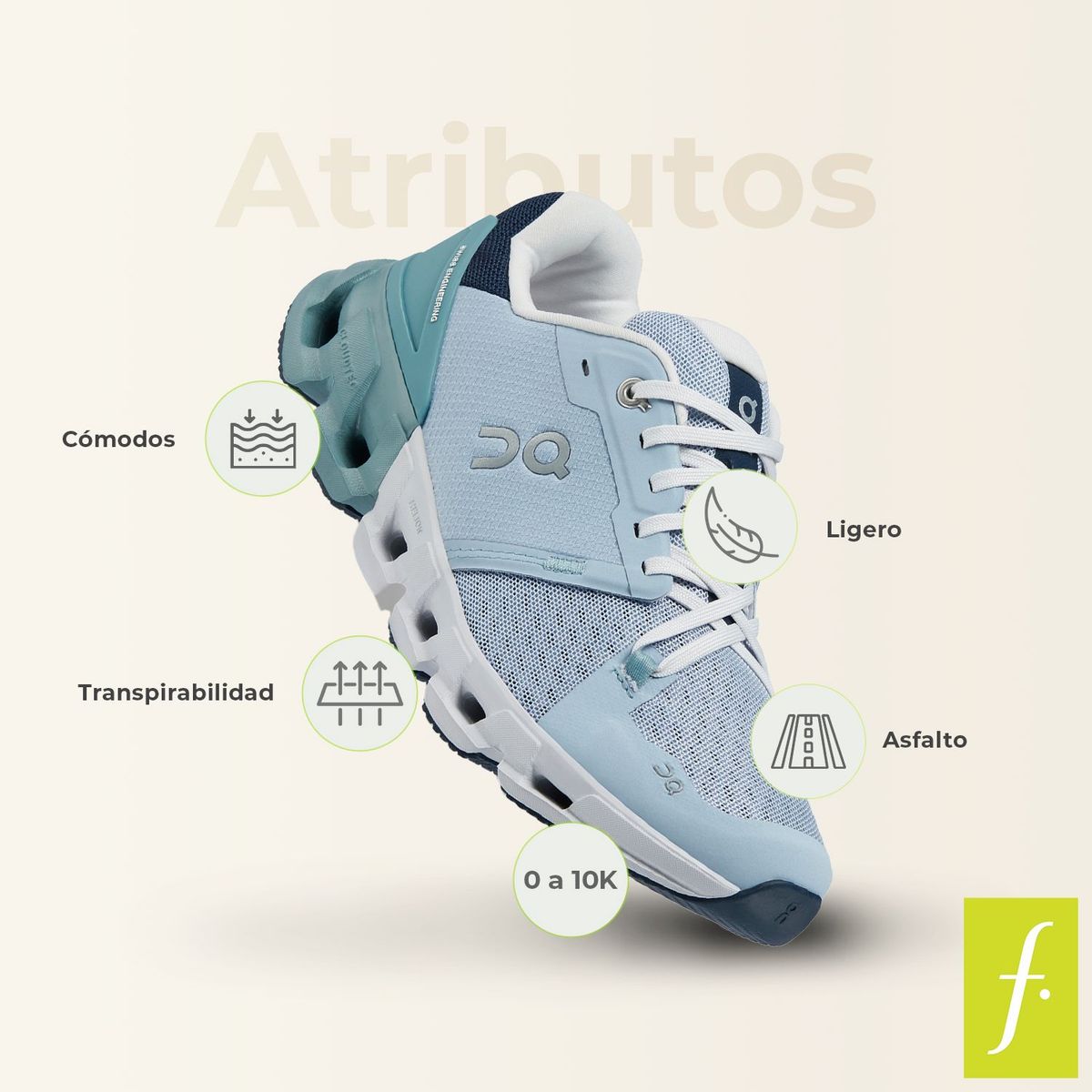 ON RUNNING - Tenis On Running Mujer Running Cloudflyer 4