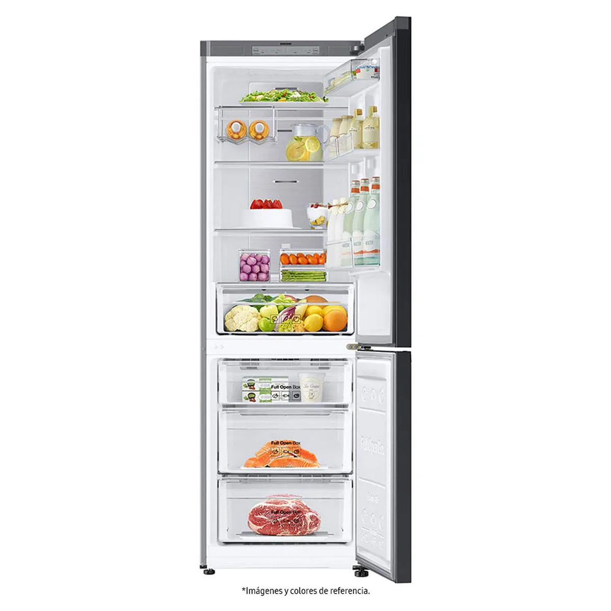 SAMSUNG - Nevera Samsung Congelador Inferior No Frost 339 lt Bespoke RB33A30708A/CO