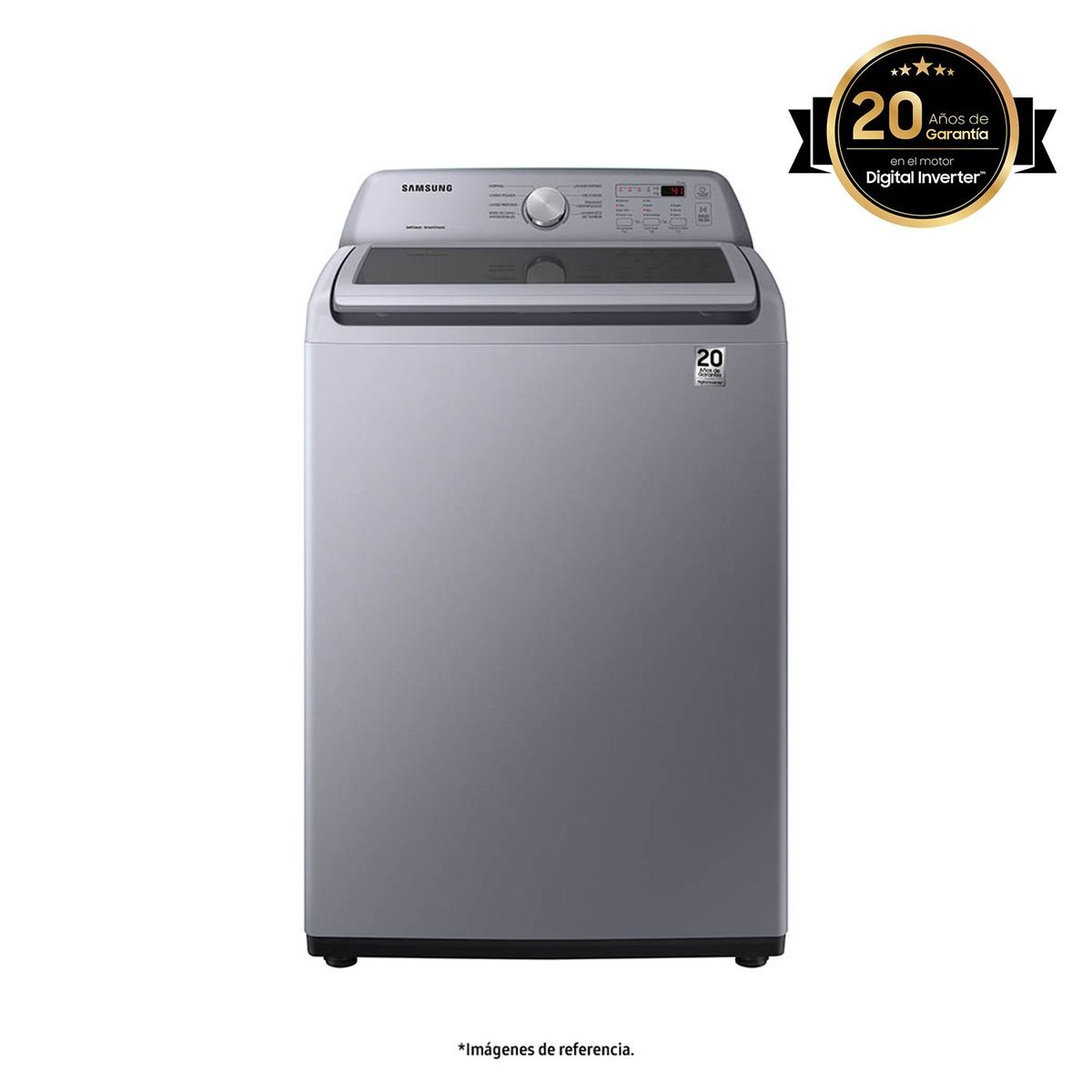 SAMSUNG - Lavadora Samsung Carga Superior 20 kg WA20A3353GY/CO