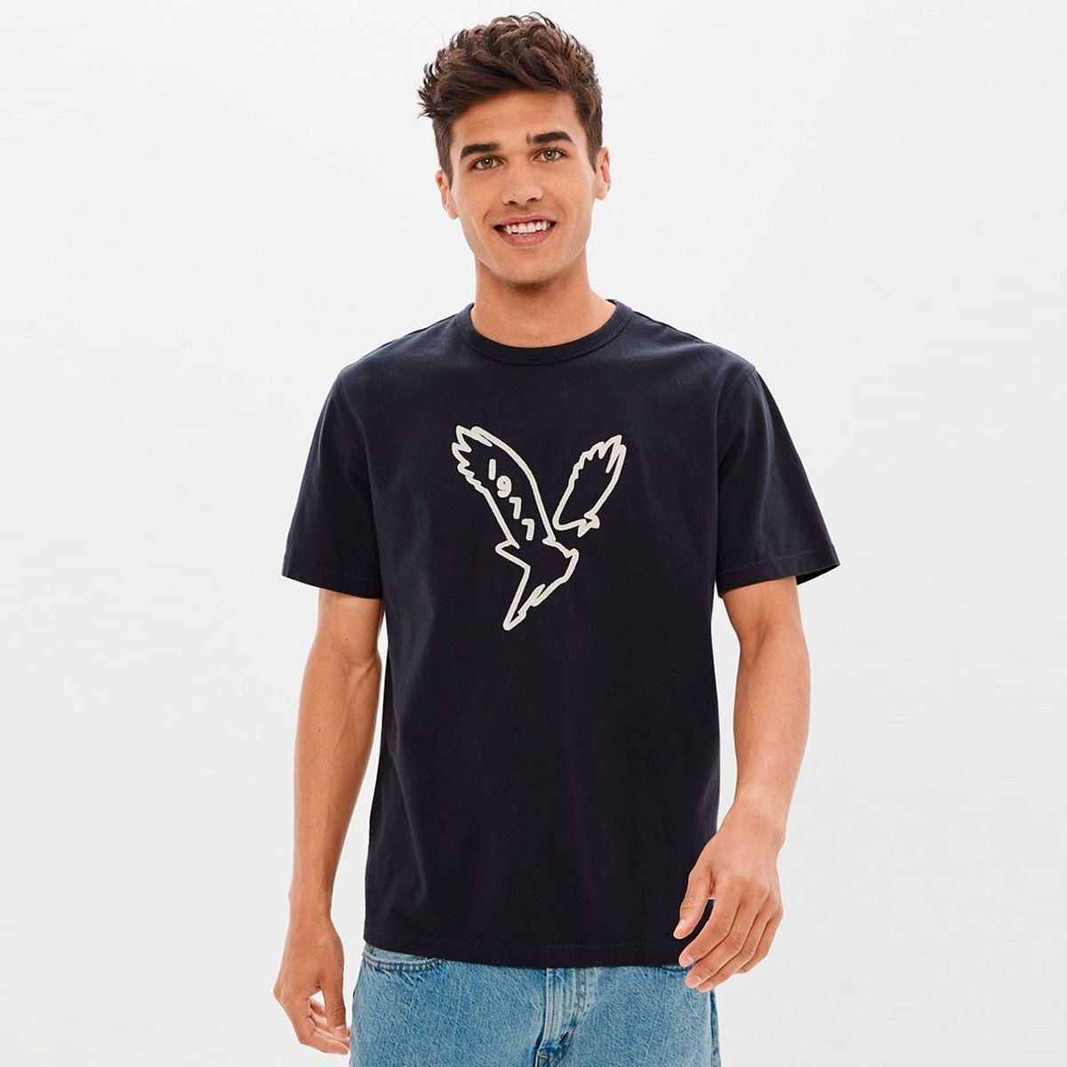 AMERICAN EAGLE - Camiseta para Hombre Manga corta American Eagle