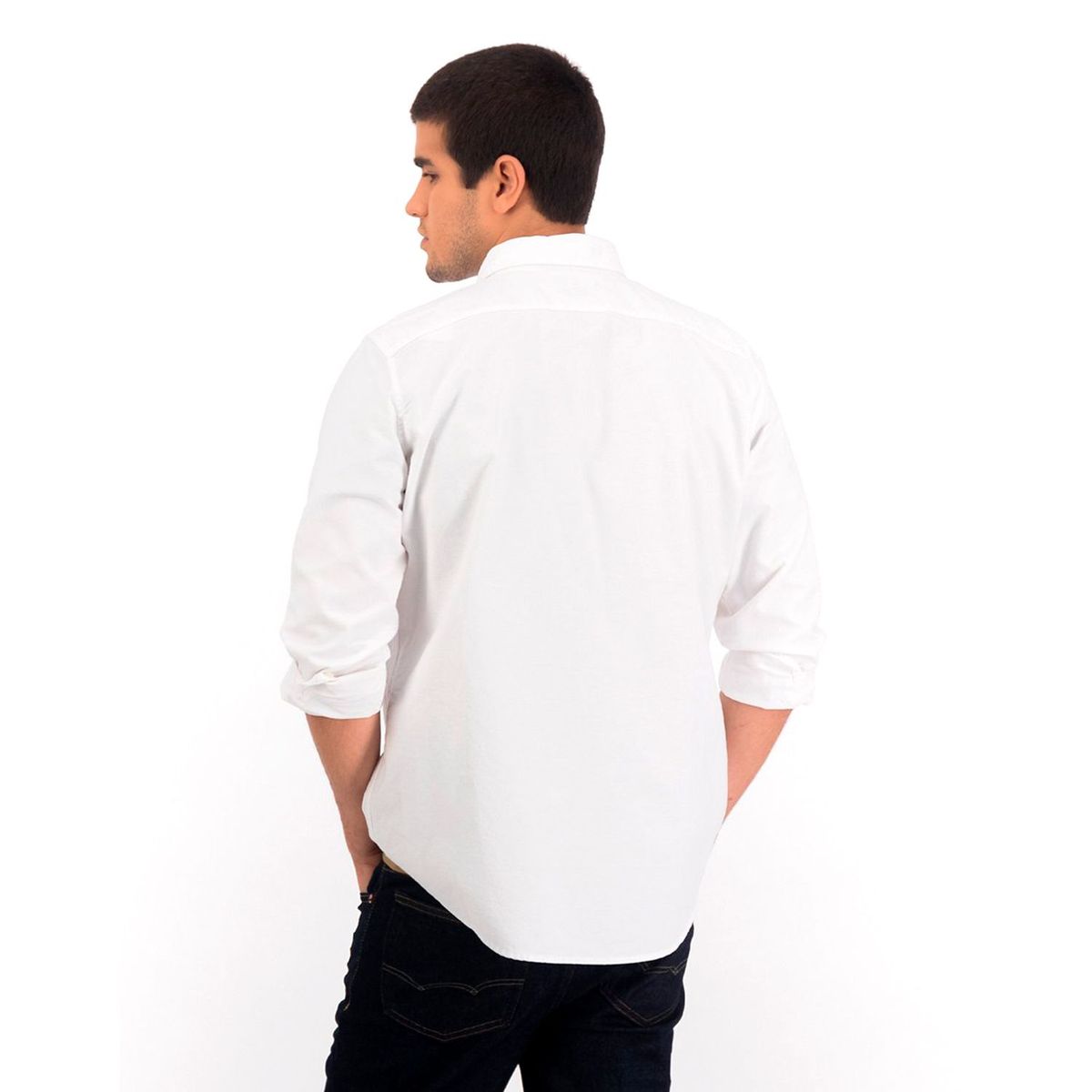 AMERICAN EAGLE - Camisa casual para Hombre Manga larga Slim American Eagle
