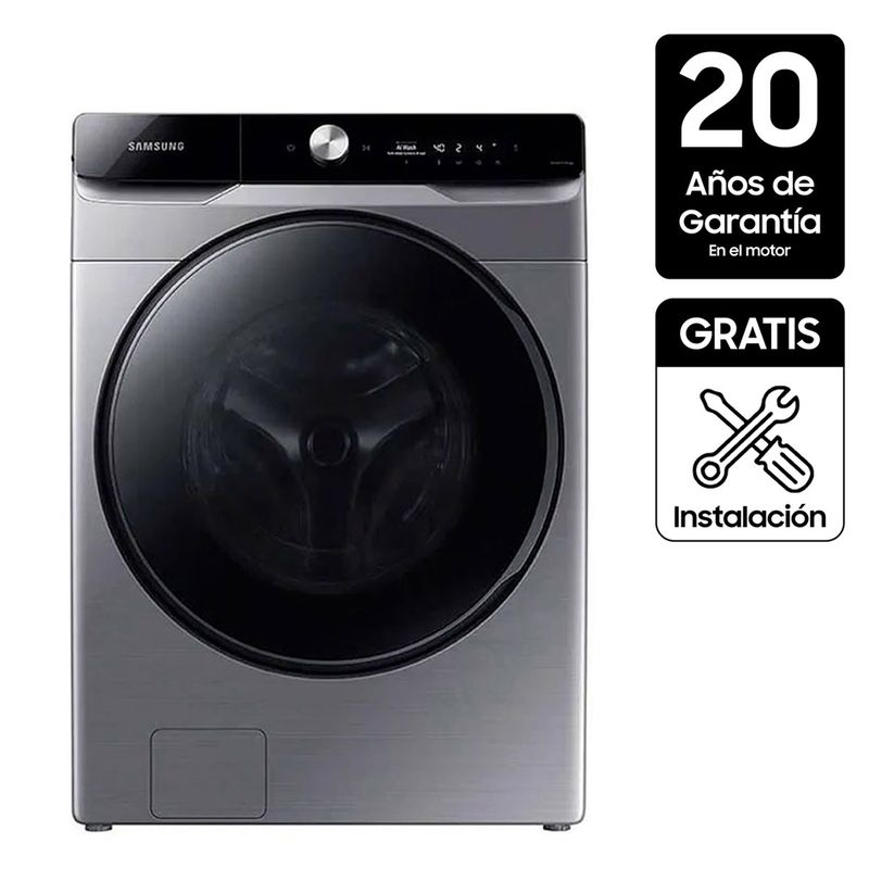 SAMSUNG - Lavadora Secadora Samsung Eléctrica 20 kg WD20T6300GP/CO