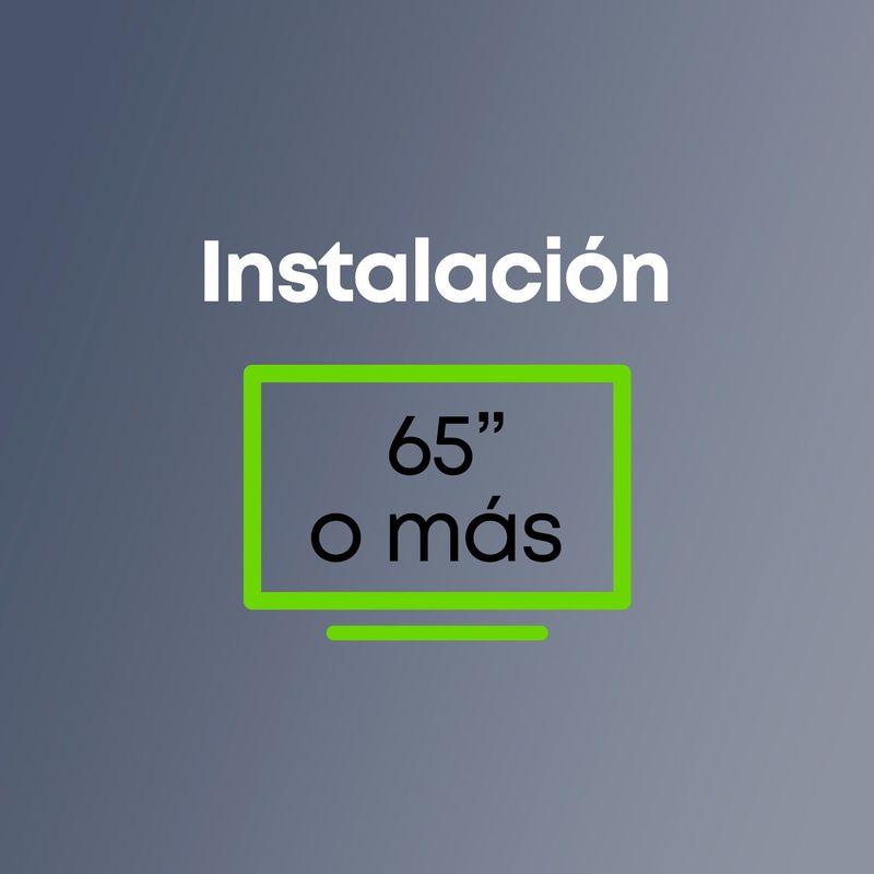 MANOS MAESTRAS - Servicio de Instalación para Televisor 65 Pulgadas o Más | No Incluye Soporte