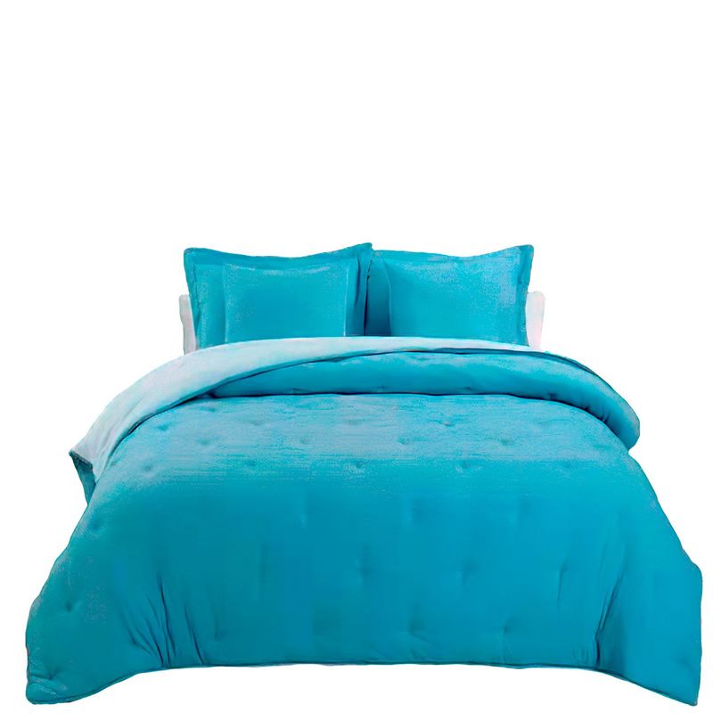 MY HOME STORE - Cubrelecho Liso de Polialgodón 80 Gr Stamp Poi My Home