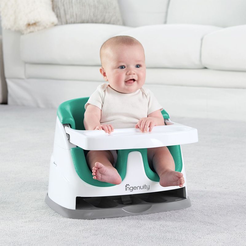 BRIGHT STARTS - Silla Comedor Booster 2en1 verde