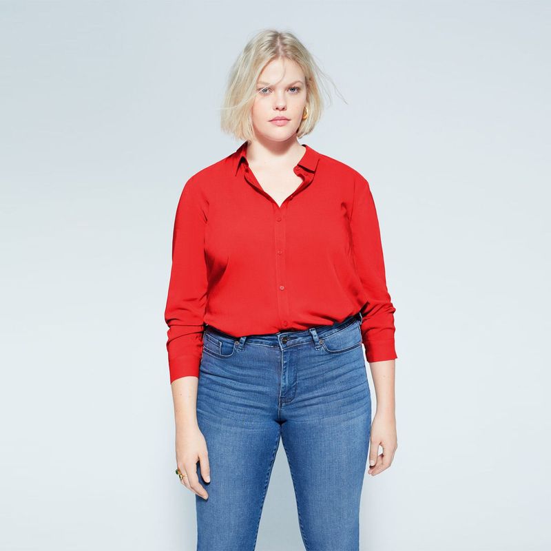 VIOLETA - Blusa Mujer Manga larga Violeta