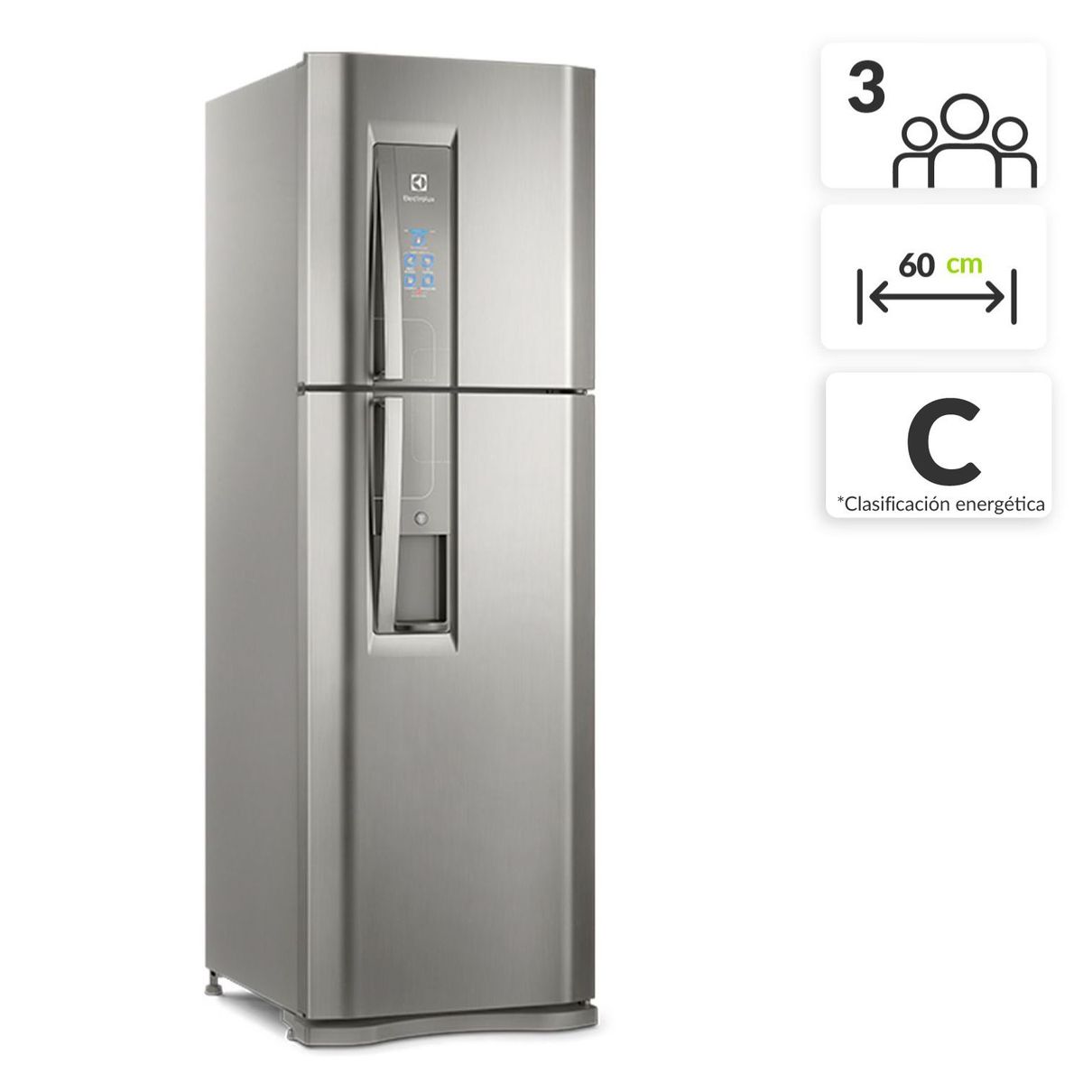 ELECTROLUX - Nevera Electrolux Congelador Superior 407 lt 02325FCA130