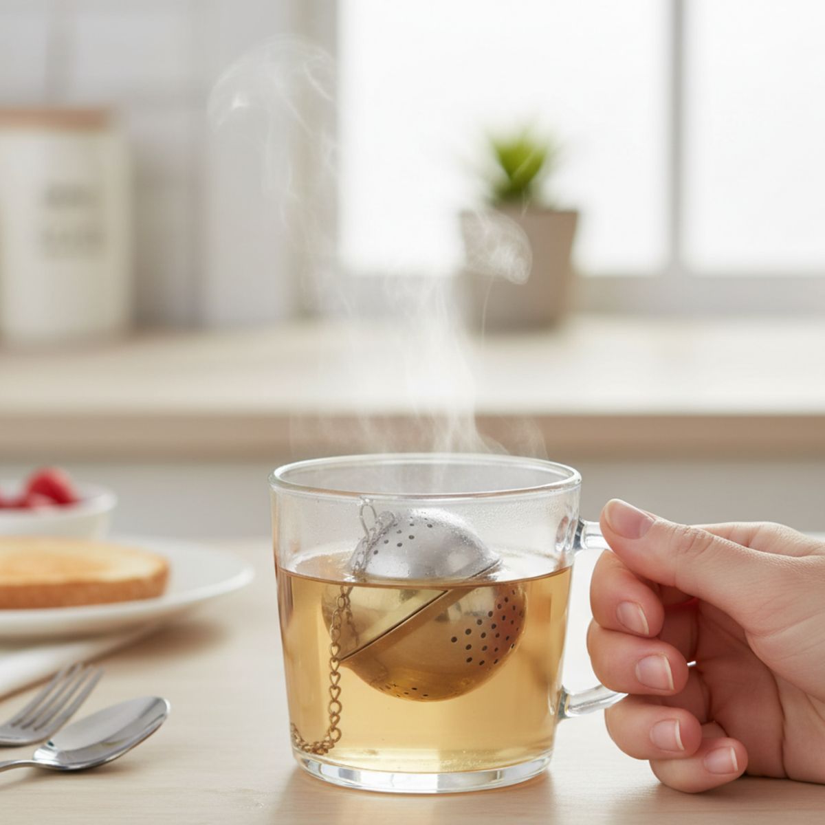 METALTEX - Infusor de Té en Aluminio Metaltex