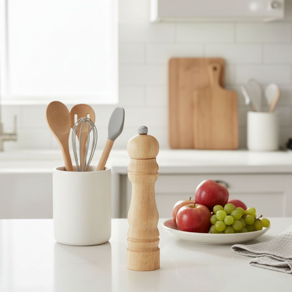 METALTEX - Pimentero en Madera Metaltex: 17 cm