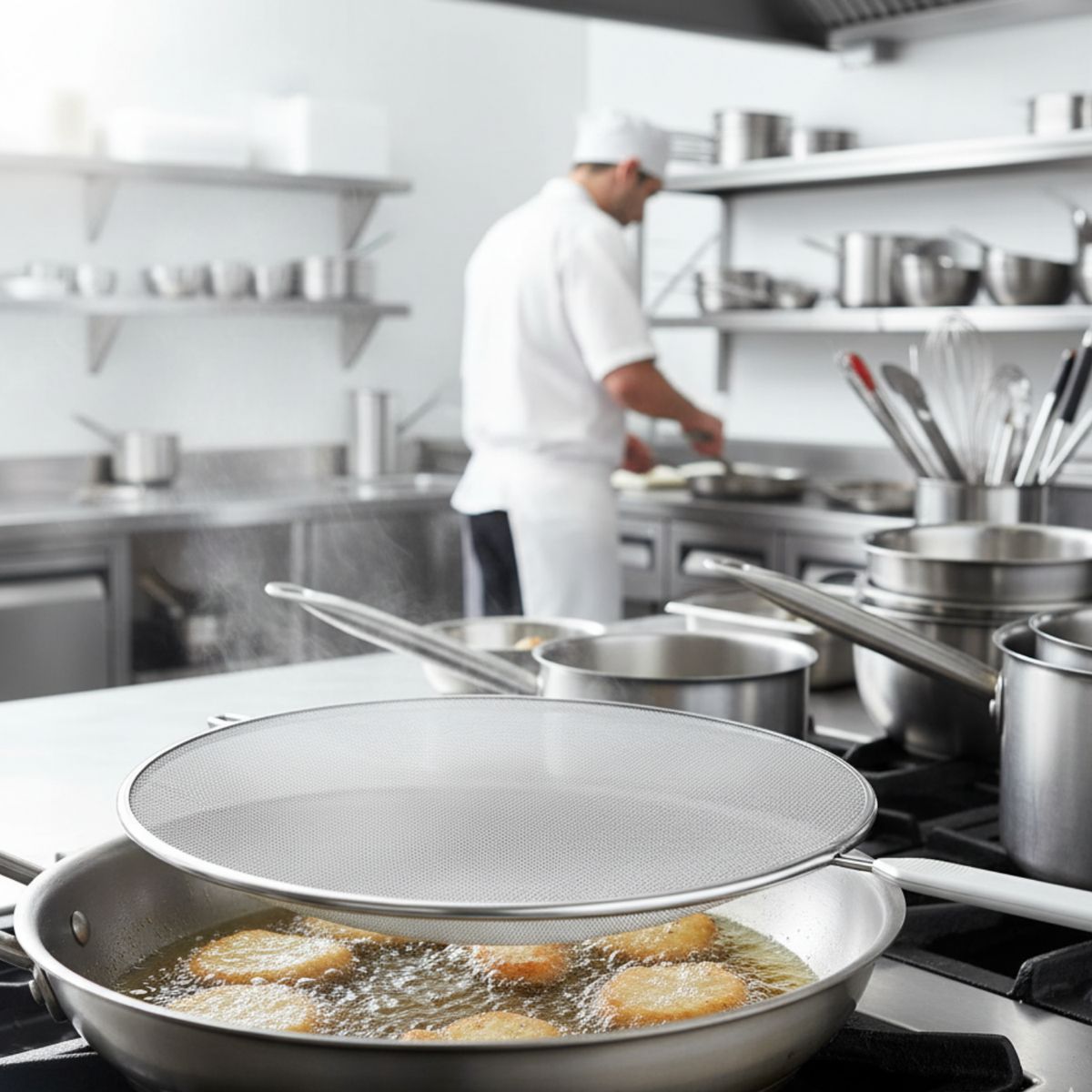 METALTEX - Tapa Fritos en Aluminio Metaltex: 29 cm