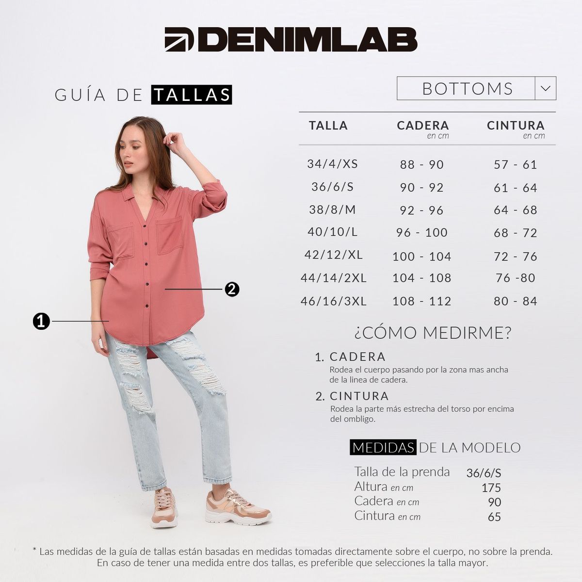DENIMLAB - Jean Mom Fit Mujer Denimlab