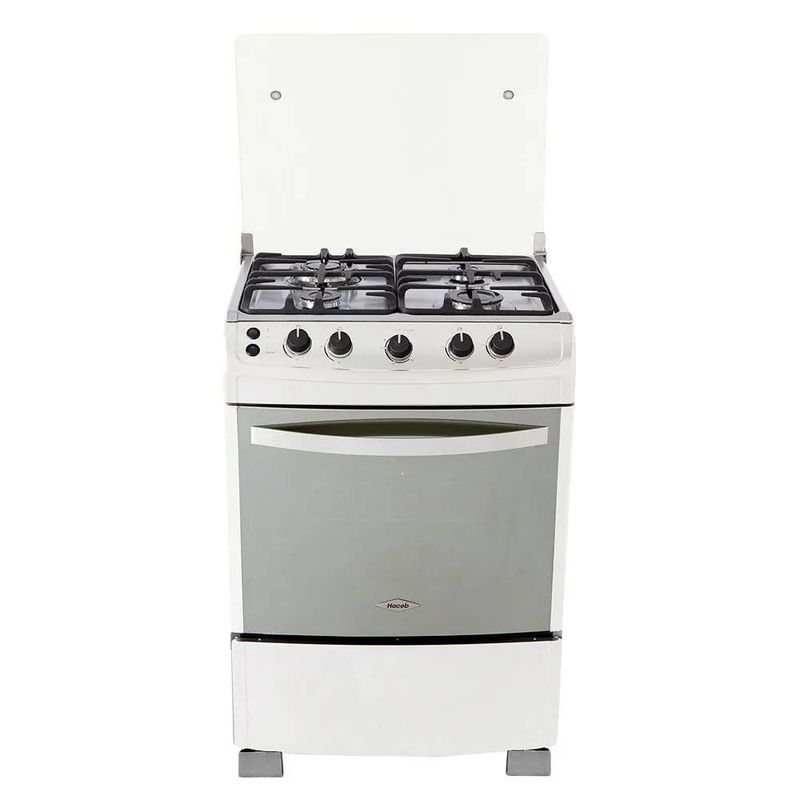 HACEB - Estufa 50-vf gas gn inox - estufa Haceb