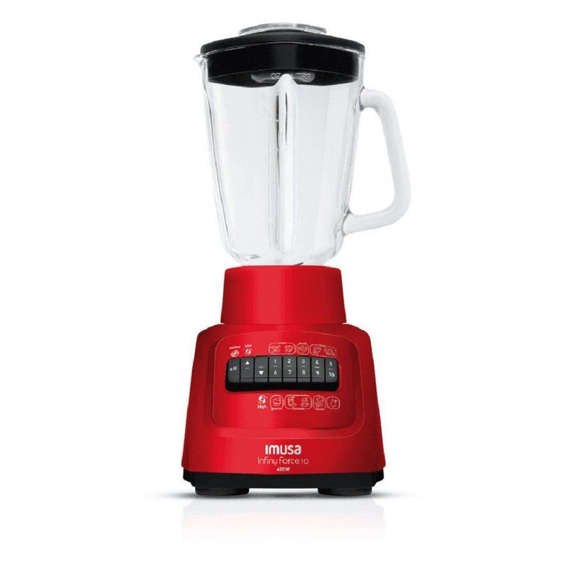 IMUSA - Licuadora Imusa infinyforce 10 roja ref. Lm80a556